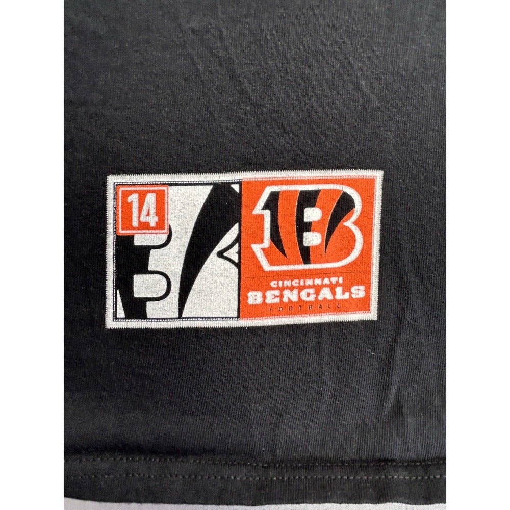 Majestic Cincinnati Bengals Dalton #14 T-shirt Men's XL NFL Football - Picture 3 of 9